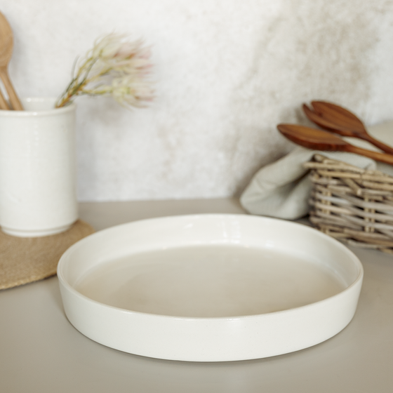Urban Round Platter | Off-White