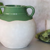 Country Atticus Urn | Artichoke Green & Milk