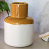Earth Bottle Vase | Ochre & Milk