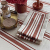 Country Striped Tablecloth | Terracotta - 3m